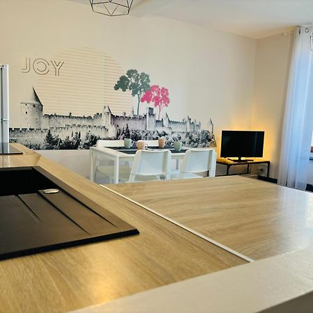 Spacieux, Climatisé, Quartier Calme, Proche Château, Le Cocon De Joy Carcasona Exterior foto