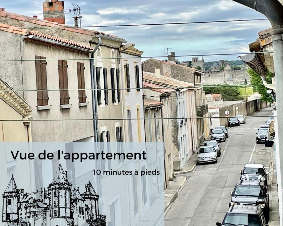 Spacieux, Climatisé, Quartier Calme, Proche Château, Le Cocon De Joy Carcasona Exterior foto